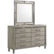 Lennox Gray Square Dresser Mirror
