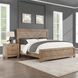 Montana Brown King Low Profile Panel Bed