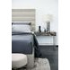 Linea Beige Metal Bench