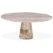 Giza Beige Round Marble Cocktail Table