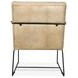 Melbourne Antique Ivory Leather Accent Chair