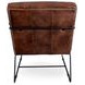 Melbourne Antique Whiskey Leather Accent Chair