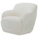 Stevie Cream Upholstered Lounge Chair