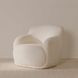 Stevie Cream Upholstered Lounge Chair