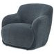 Stevie Slate Blue Upholstered Lounge Chair