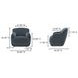 Stevie Slate Blue Upholstered Lounge Chair