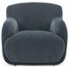 Stevie Slate Blue Upholstered Lounge Chair