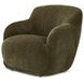 Stevie Cedar Green Upholstered Lounge Chair