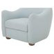 Bria Light Blue Upholstered Accent Chair