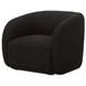 Faye Black Upholstered Accent Chair