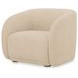 Faye Beige Upholstered Accent Chair