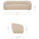 Faye Beige 92" Sofa
