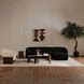 Faye Black 2 Piece Modular RAF Sectional