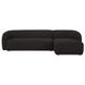 Faye Black 2 Piece Modular RAF Sectional