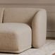 Faye Beige 2 Piece Modular RAF Sectional