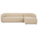Faye Beige 2 Piece Modular RAF Sectional
