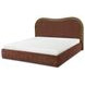 Camilla Chestnut Queen Upholstered Platform Bed