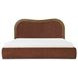 Camilla Chestnut King Upholstered Platform Bed