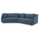 Fraser Deep Blue 2 Piece Modular Sofa