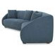 Fraser Deep Blue 2 Piece Modular Sofa