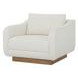 Keane Cream Upholstered Lounge Chair