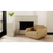 Keane Ochre Upholstered Lounge Chair