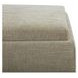 Montana Washed Green Upholstered Square Storage Ottoman