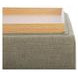 Montana Washed Green Upholstered Square Storage Ottoman