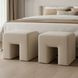 Aidy Oat Upholstered Stool