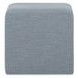 Aidy Light Blue Upholstered Stool