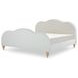 Jacqueline Cream King Upholstered Panel Bed