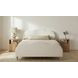 Jacqueline Cream Queen Upholstered Panel Bed