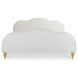 Jacqueline Cream Queen Upholstered Panel Bed