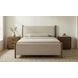 Warren Beige And Brown Upholstered Panel Bedroom Set