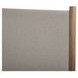 Warren Beige and Brown Queen Upholstered Panel Bed