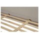 Warren Beige and Brown Queen Upholstered Panel Bed