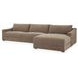Farrow Taupe 2 Piece Modular RAF Sectional