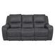 Demetrius Dark Gray 90" Power Reclining Sofa with USB Charging