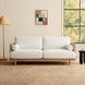 Alesund Beige And Light Oak 65" Loveseat