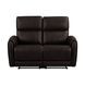 Schlieren Black 57" Power Reclining Loveseat with USB Charging