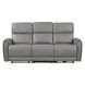 Schlieren Gray 81" Power Reclining Sofa with USB Charging