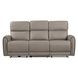 Schlieren Light Brown 81" Power Reclining Sofa with USB Charging