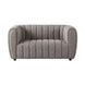 Aversa Charcoal Gray 63" Loveseat