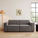 Kimara Dark Gray 81" Loveseat