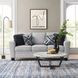 Enea Light Gray 84" Sofa with Pillows