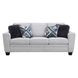Enea Light Gray 84" Sofa with Pillows