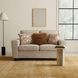 Enea Taupe 64" Loveseat with Pillows