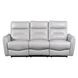 Terentius Taupe 86" Power Reclining Sofa with Storage