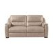 Altamura Taupe Leather Power Reclining Loveseat
