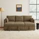 Denholme Brown Sleeper Sofa with Pull Out and USB Charging